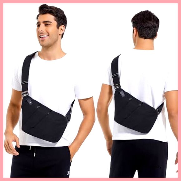 Anti-theft Sling Bag Crossbody Shoulder Backpack Nylon Canvas main image 4